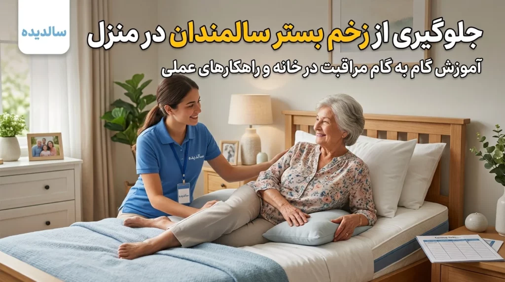 جلوگیری از زخم بستر سالمندان؛ ۱۰ راهکار مؤثر برای پیشگیری در منزل جلوگیری از زخم بستر سالمندان؛ ۱۰ راهکار مؤثر برای پیشگیری در منزل