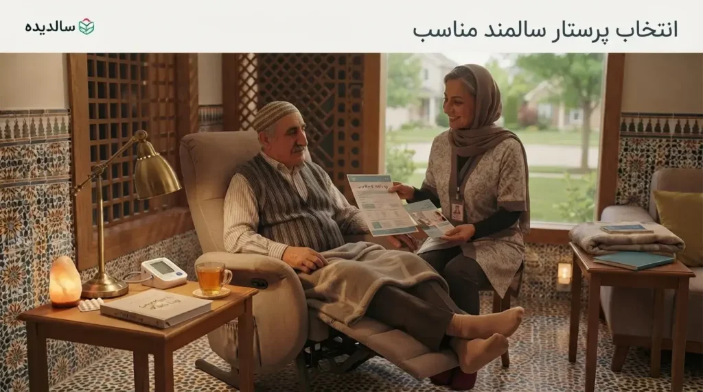 انتخاب پرستار سالمند شبانه روزی مناسب