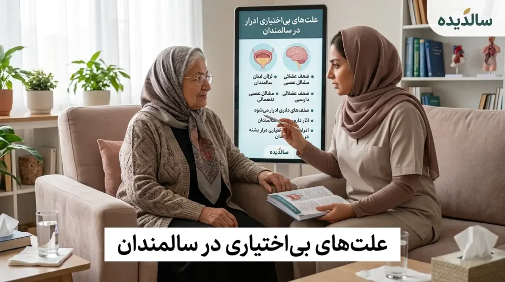 علت بی اختیاری ادرار در سالمندان
